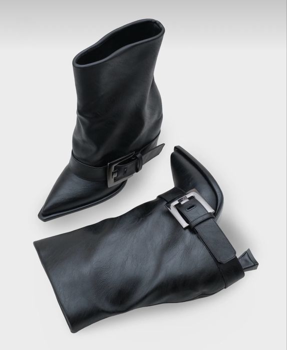 Дамски ботуши с ток