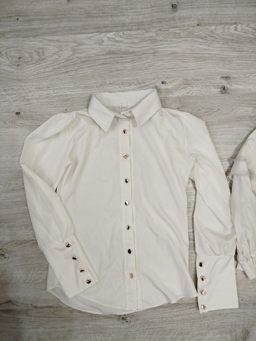 Белые рубашки на девочку