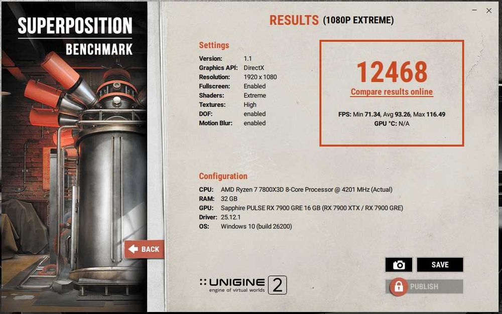 Sapphire Pulse RX 7900 GRE 16GB