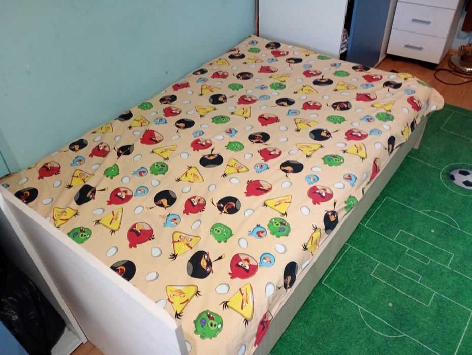 Pat dormitor saltea cu memory 192 cm/120 cm