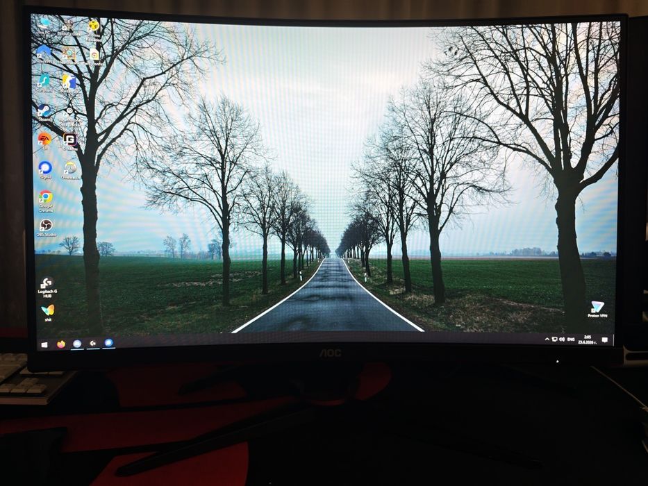 Монитор AOC C27G2ZE/BK 27" Curved 240 Hz