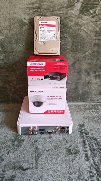Kit supraveghiere/DVR/HDD/Camera Dom
