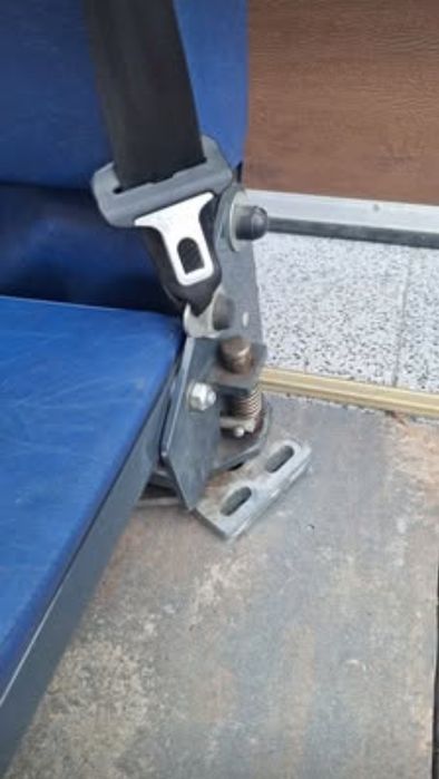 Scaun ghid autobuz microbuz piele cotiera sezut rabatabil talpa rotire
