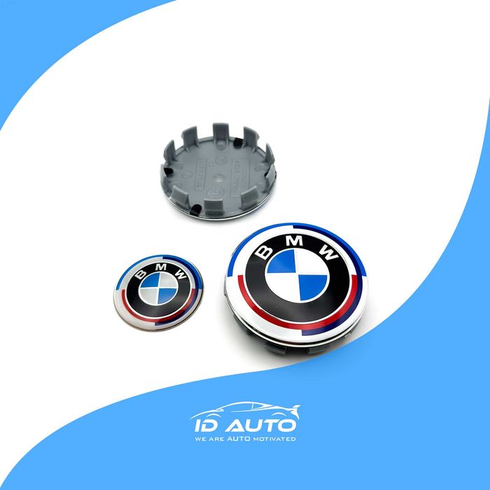 Bmw юбилейна емблема, капачки за джанти , бмв, e60, e90, e91, e39, e46