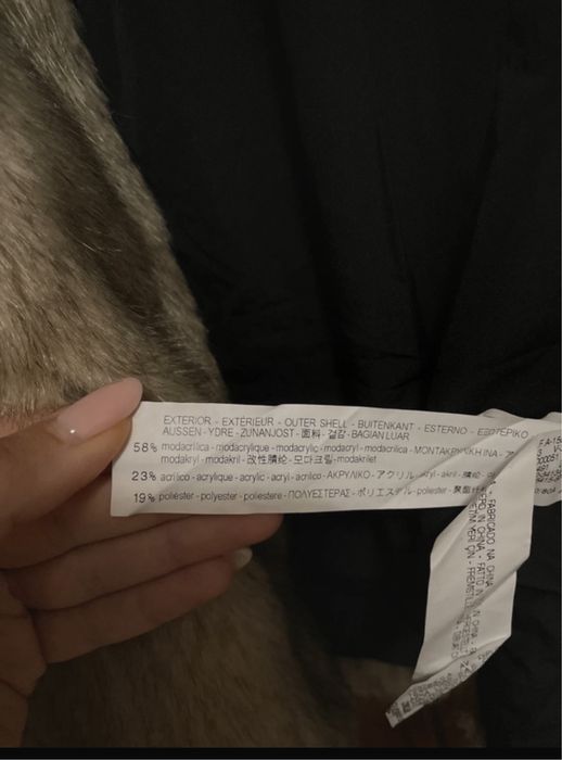 Jacheta blanita Zara XS