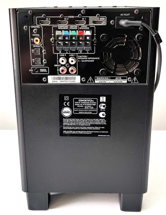 Onkyo HTX 22 HDX PAW subwoofer activ sistem audio surround 5.1 TOP
