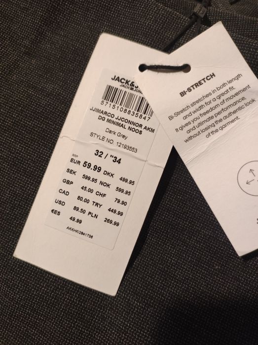 Pantaloni eleganți Jack and Jones