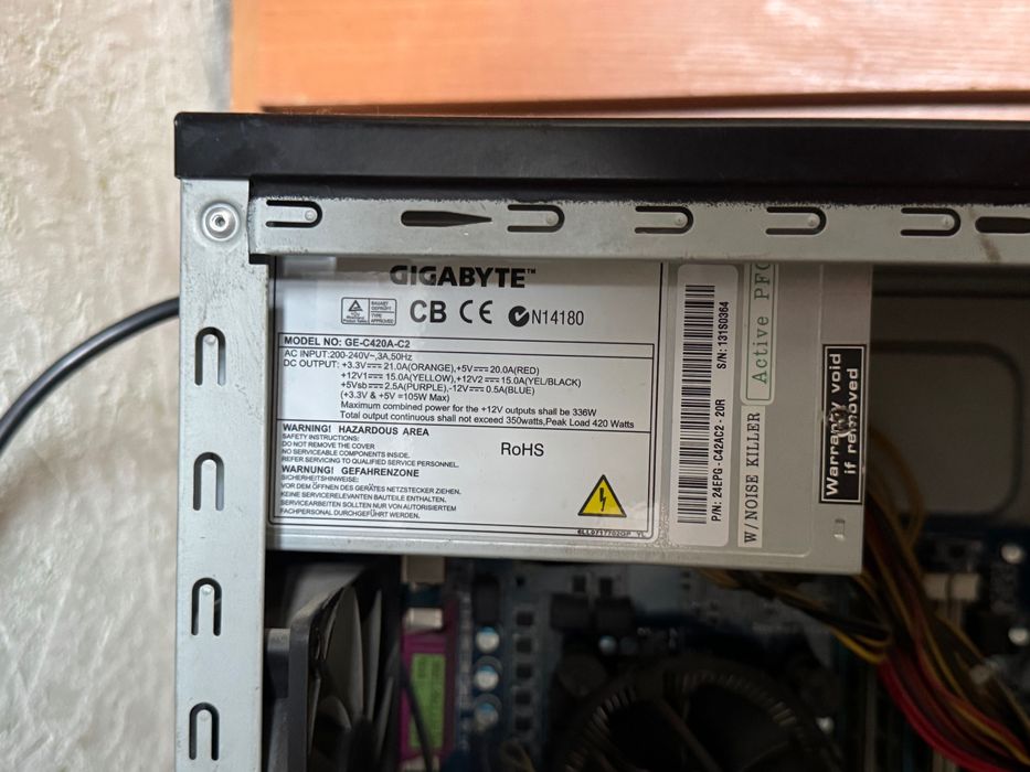 Компьютер + монитор + клавиатура + мышь