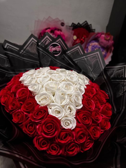 Buchete trandafiri de sapun