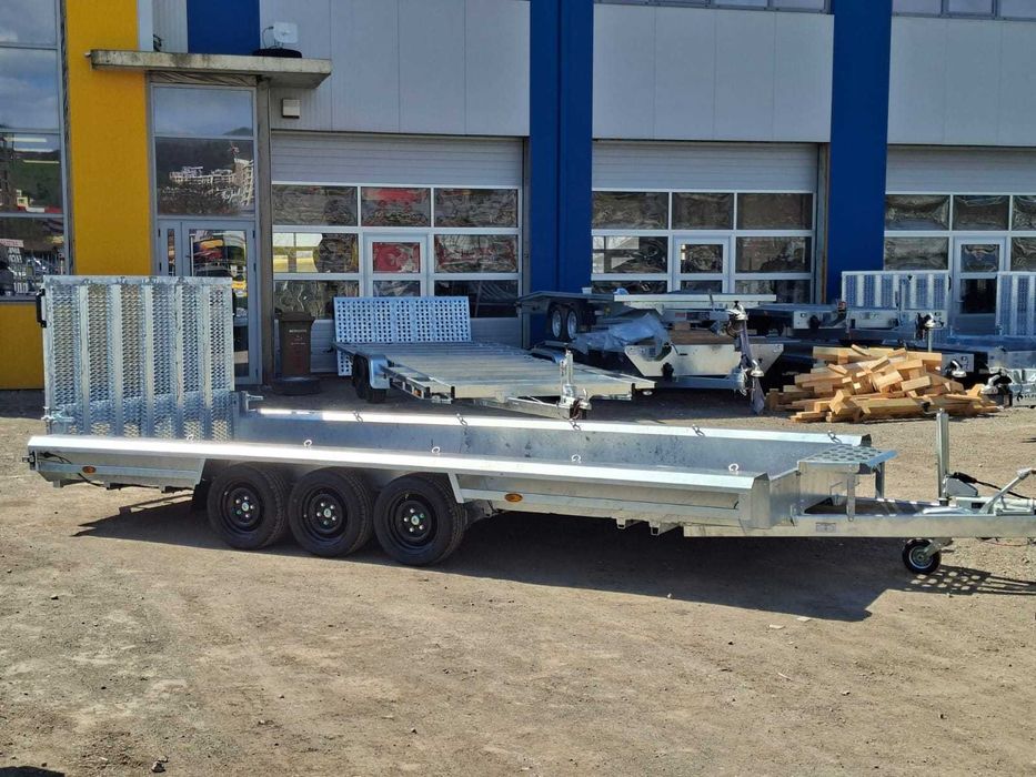 НОВО ремарке за строителна техника Vlemmix MT480 3500kg (3x1800kg)