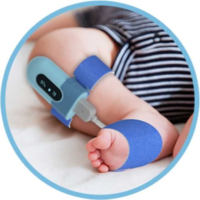 Чисто нов запечатан в целофан бебешки компютър Wellue BabyO2 Viatom
