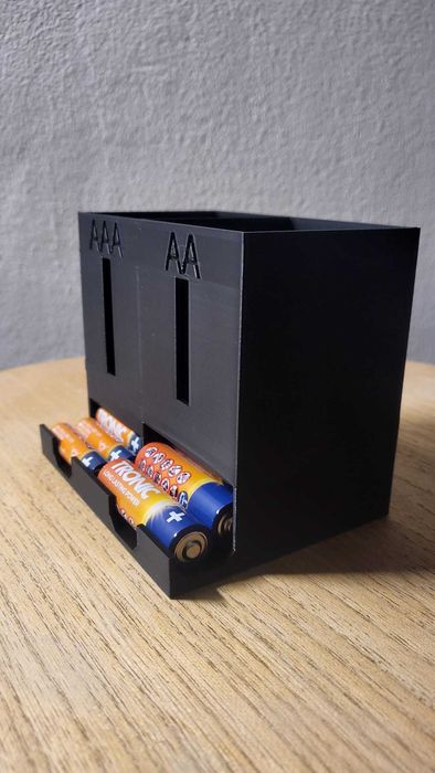 Suport baterii AA și AAA – organizator