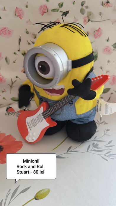 Figurina Minnions Rock and Roles Stuart și altii