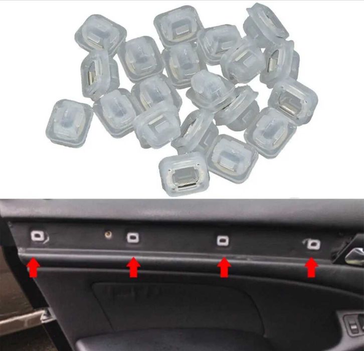 Щипки с метални пластини за лайсните на вратите за БМВ BMW E46 E90