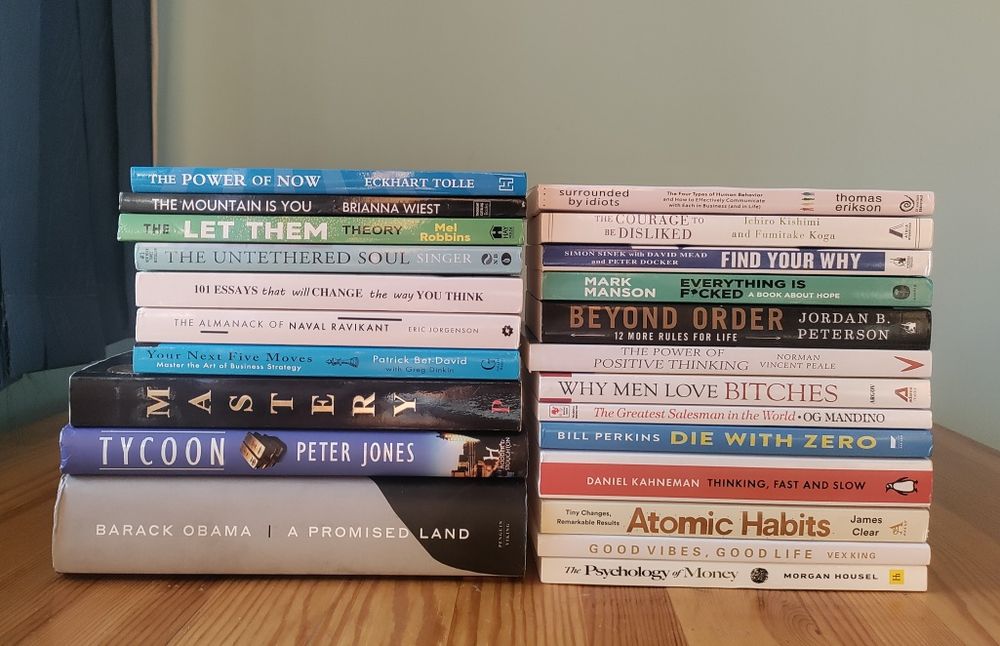 Нови и като нови книги на английски език за личностно развитие!