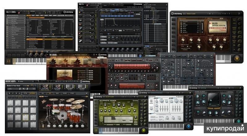 Продаю программы на компьютер виртуальные инструменты и синтезаторы.