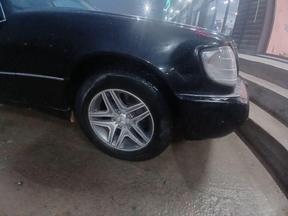 Мерс w 140 тур титанка балонымен