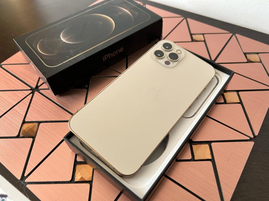 iPhone 12 Pro Gold 128Gb impecabil