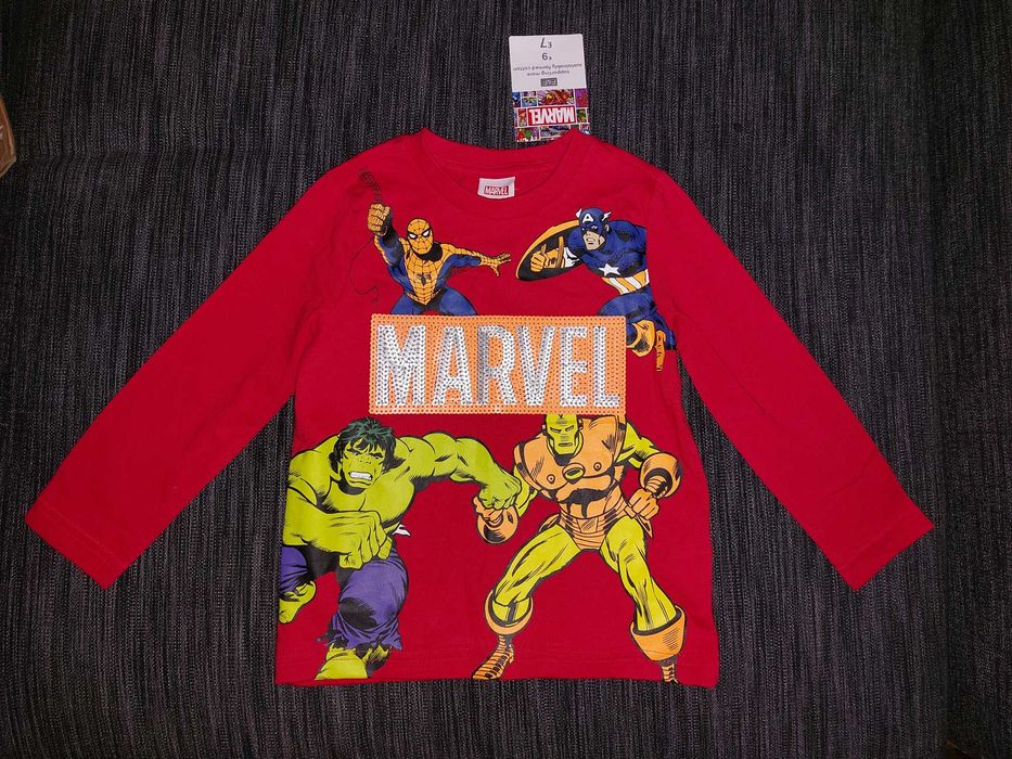 Детска блуза Марвел, 2-3 год
