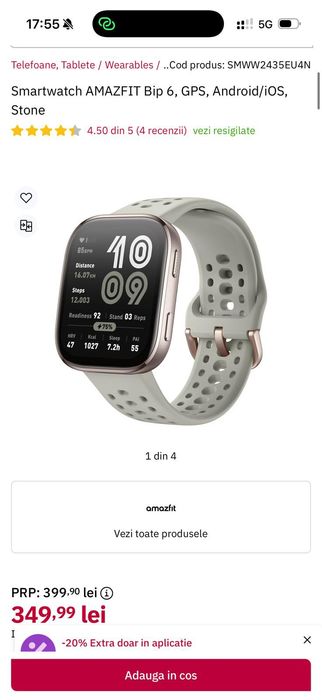 Ceas amazfit bip 6
