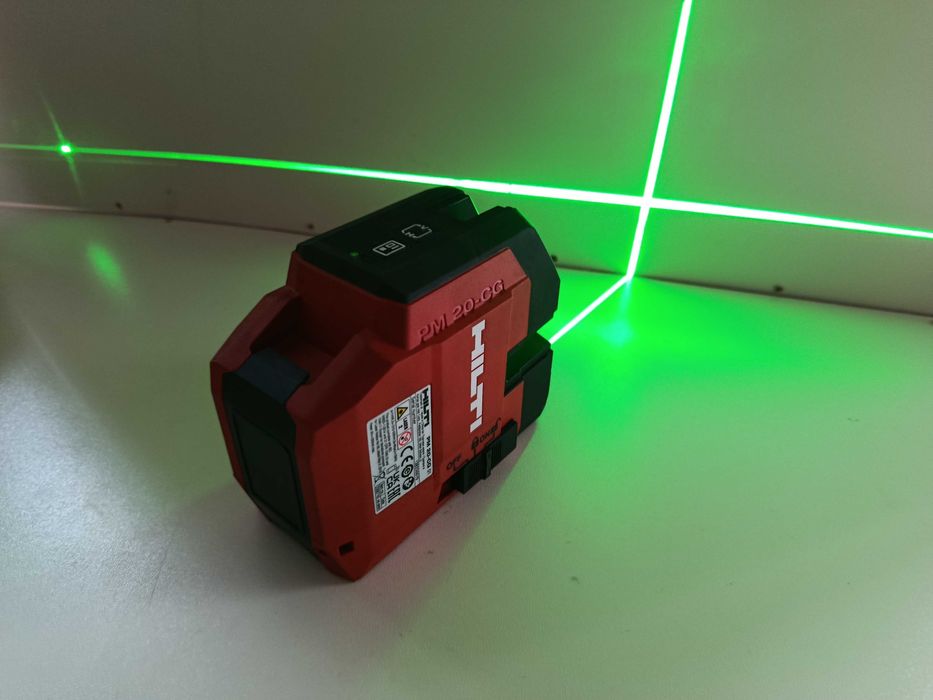 Laser Verde Boloboc HILTI PM 20-CG 4 Combilaser cu 2 linii si 4 puncte cumpana cruce