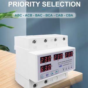 4P фазов селектор със защита от пренапрежение