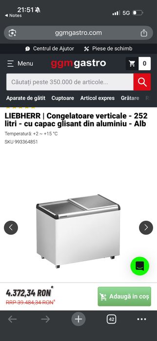 Frigider Liebherr GGM GASTRO nou