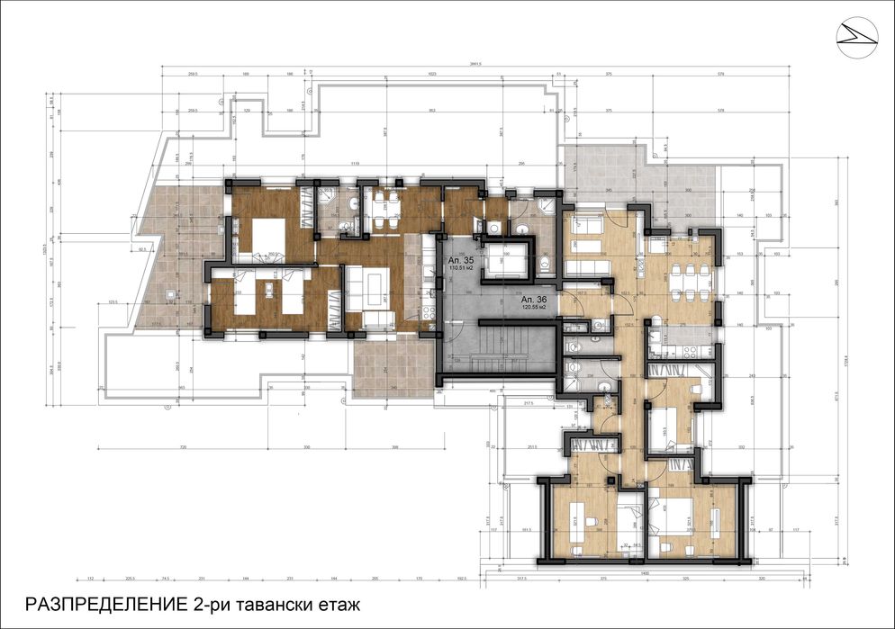 Продава се Четиристаен апартамент в София, Левски В - 152 кв.м за 1551 €/кв.м - Снимка #1