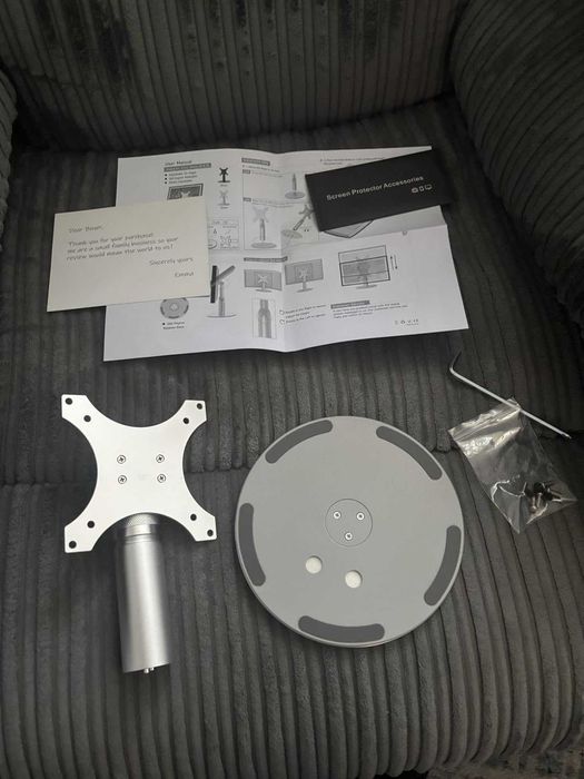 Въртяща се стойка Pitelumeon за Show 15, Show 21,сребриста,регулируема