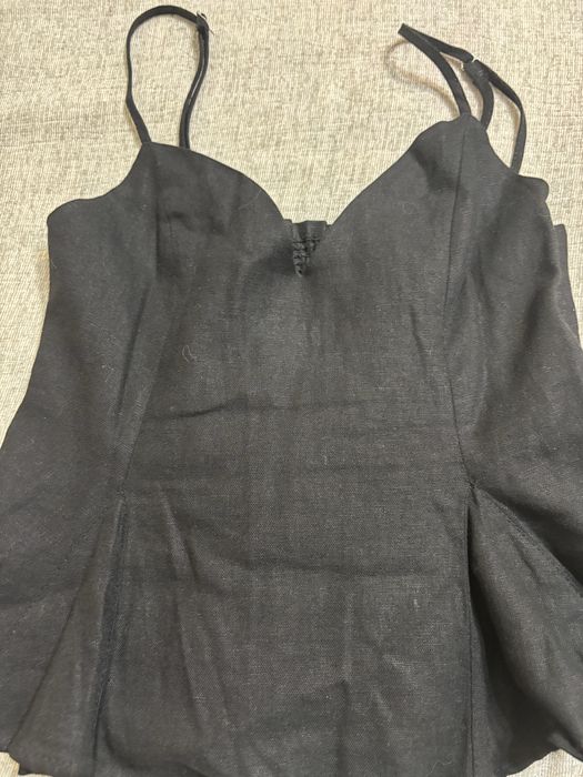 Льняной  топ Zara бу