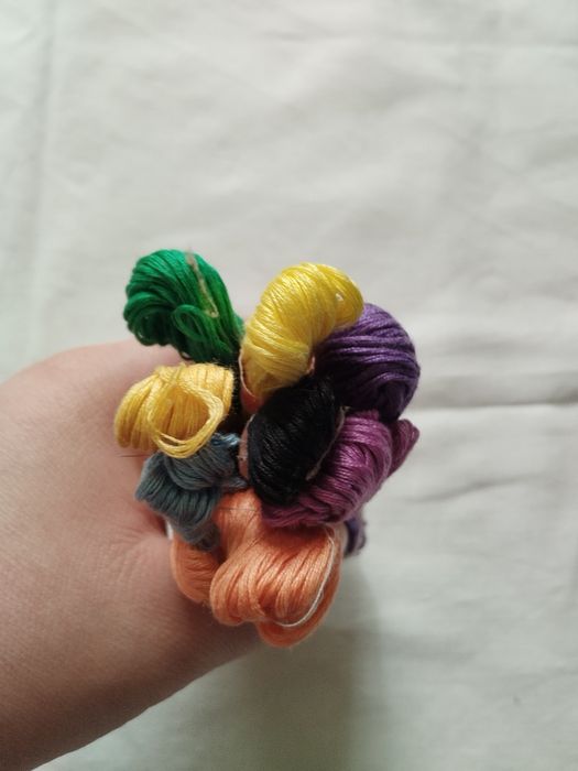 Нитки мулине 8 шт.