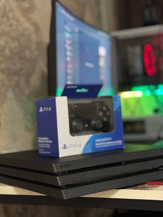 Playstation 4 Pro 1tb+2 ta yangi joystick+450 ta uyin