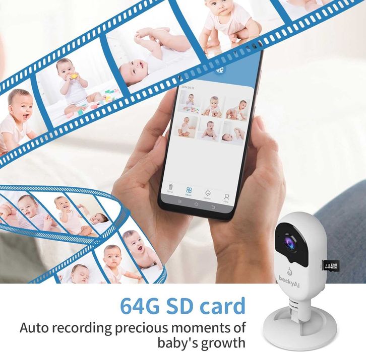 Бебефон Becky Ai ,мониторинг на здравето на бебето в реално време