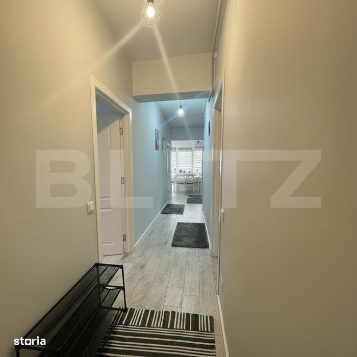 Apartament modern cu incalzire in pardoseala, 2 camere, 56 mp - Dambul