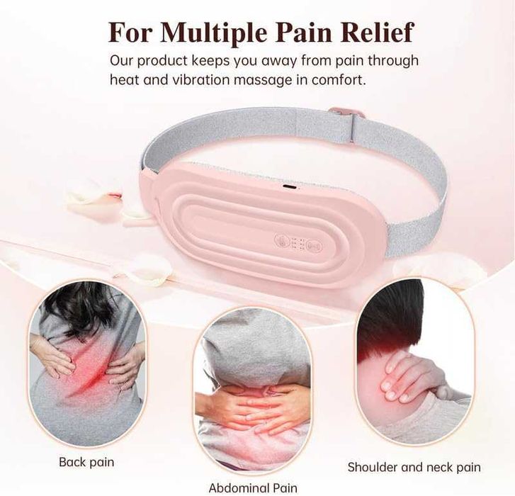 Нов колан Отоплителен пояс за корем облекчаване на менструални болки