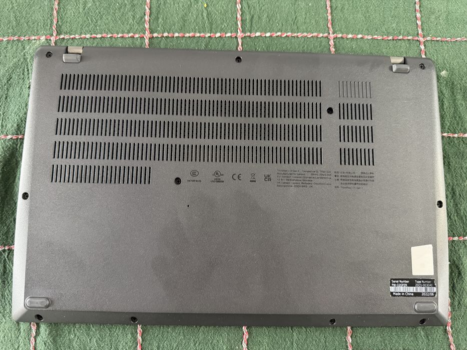 Laptop Lenovo ThinkPad L14, Gen 3, i5-1235U, 16 GB RAM, Storage 512 GB