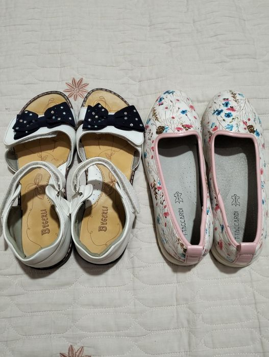 Новые туфли на девочку 34 размер