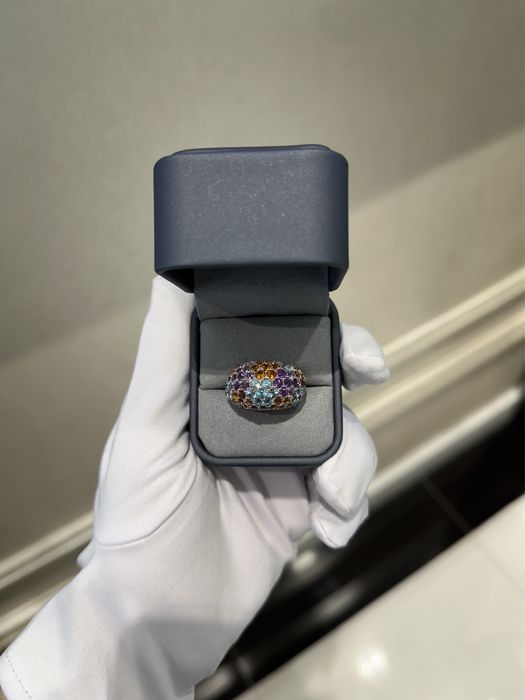 Кольцо с цветными сапфирами ~2,70 ct. ЛУЧШАЯ ЦЕНА!