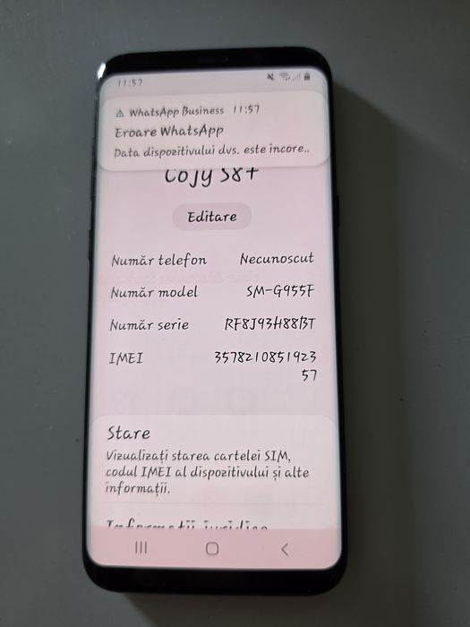 Dual sim Samsung  S8+