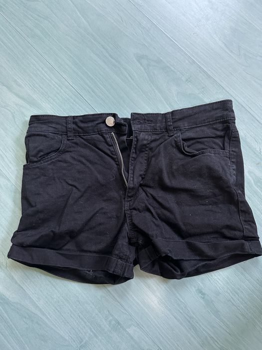 Дамски черни къси гащи