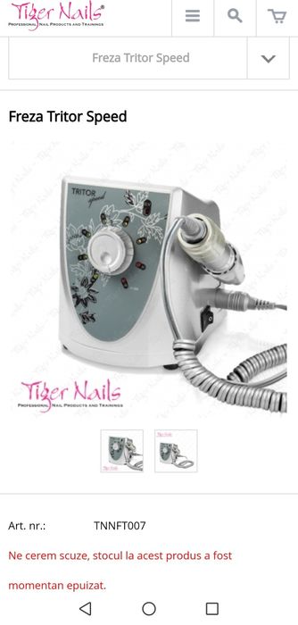Freza profesionala de unghii