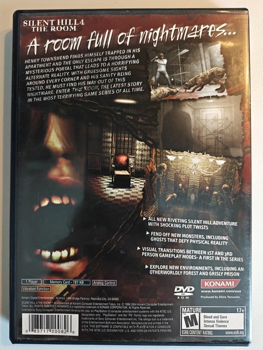 Silent Hill 4 The Room PS2