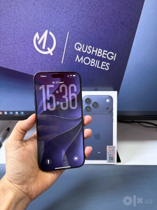 Super iDeal iPhone 17 Pro Max 100% Yomkost 94 sikl Karobka dok bor