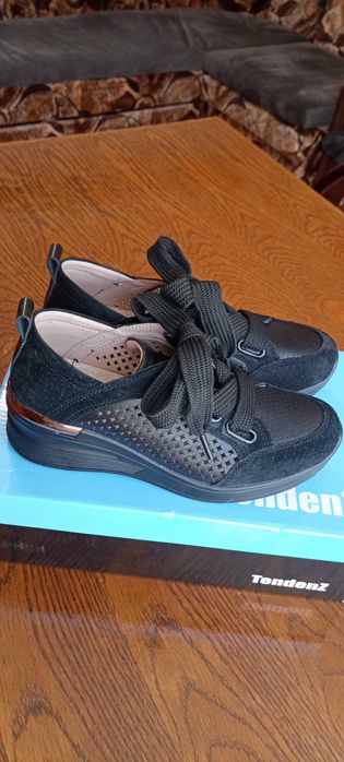 НАМАЛЕНИЕ!!!Естествена кожа обувки Tendenz