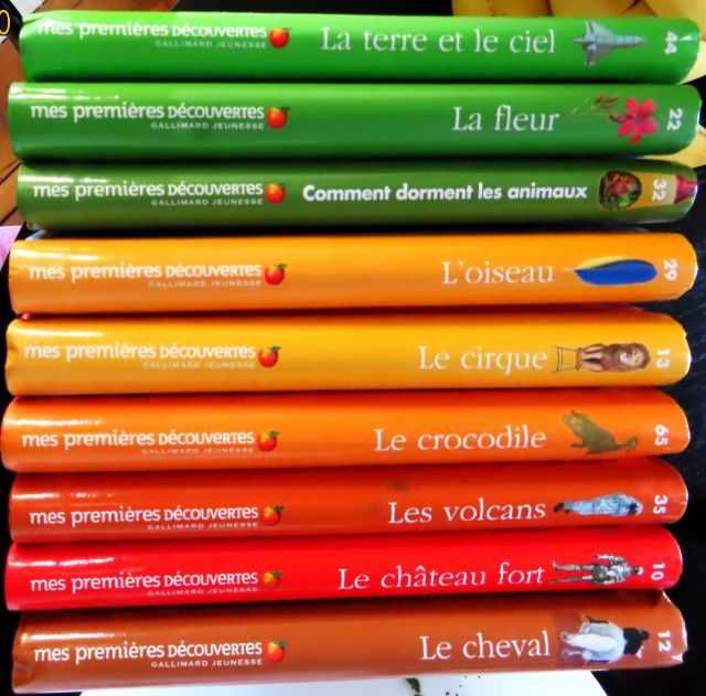 Cărți franceză & engleză pt. preșcolari și respectiv ciclu gimnazial