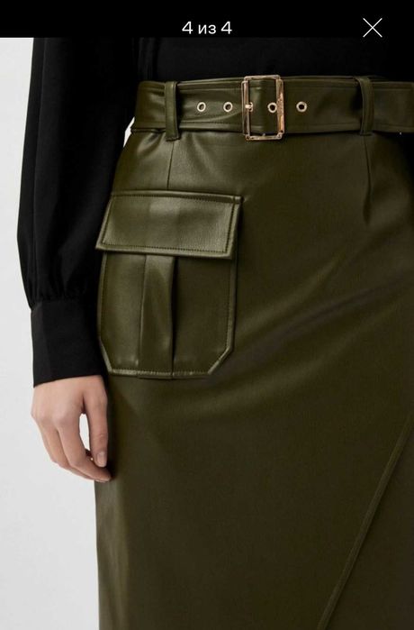 Кожаная юбка Liu Jo, размер 48