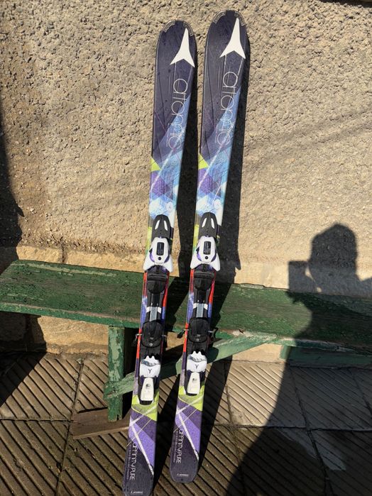 Ски Atomic affinity, обувки Dalbello panterra 120, Dynastar