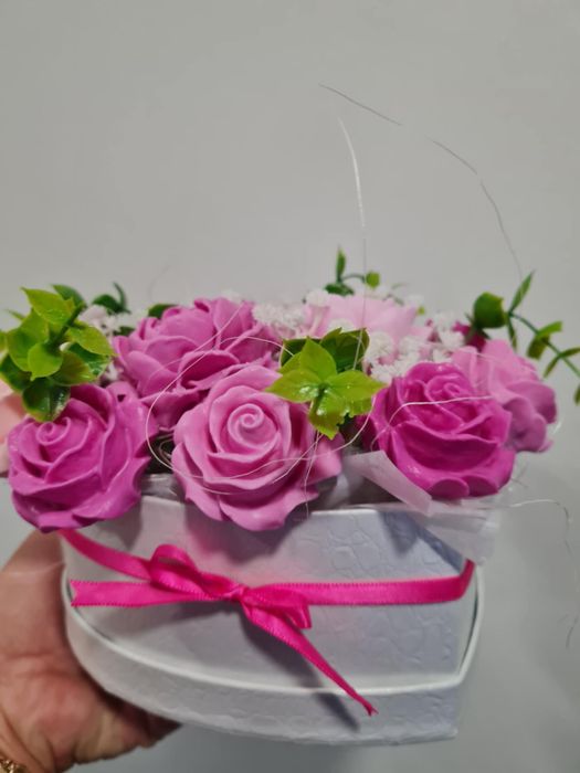 Букет от ароматни сапунени цветя