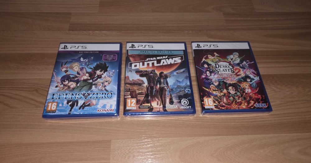 Joc Star Wars Outlaws PS5 / Demon Slayer The Hinokami Chronicles 2 PS5 / Joc Edens Zero Day One Edition + Bonus tip gen joc actiune aventura RPG anime