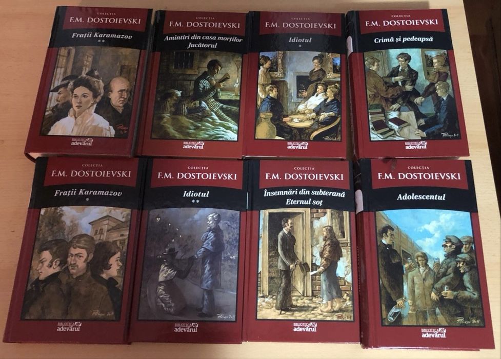 Colecția Adevărul Dostoievski, seria completă (12 volume)